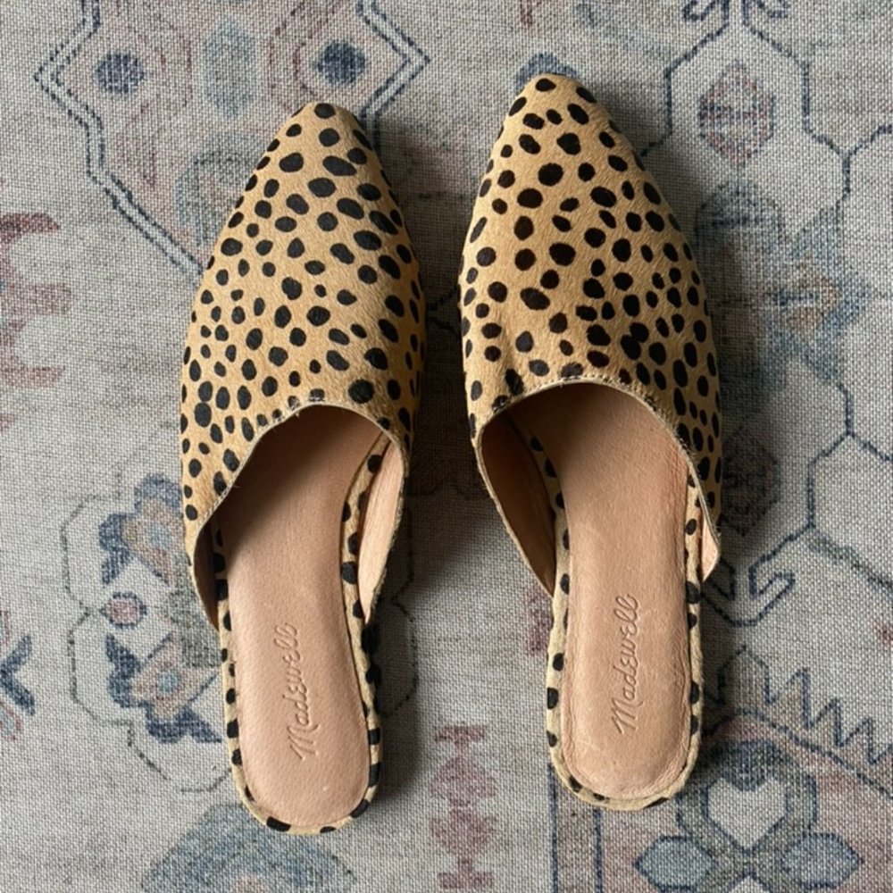 NEW - Madewell Calf Hair Mules